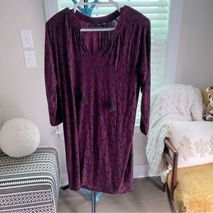 Banana Republic Purple Paisley print Dress size XS